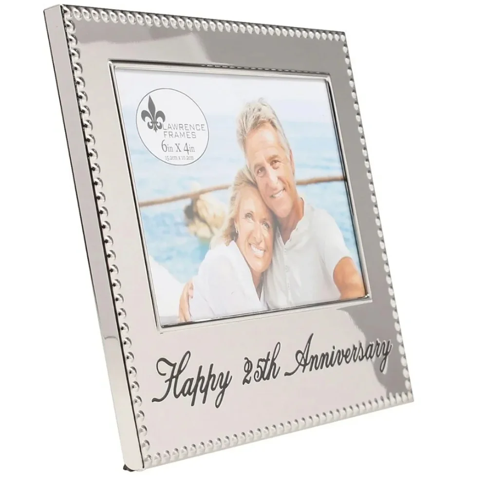 -Lawrence frame silver 25th anniversary 6x4 photo